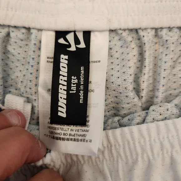 Nwt Mens Warrior Plaid Blue and Orange Shorts - Picture 7 of 9